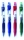 Pix retractabil cu gel M&G, grip cauciuc, 0.7 mm, 12 pixuri/cutie